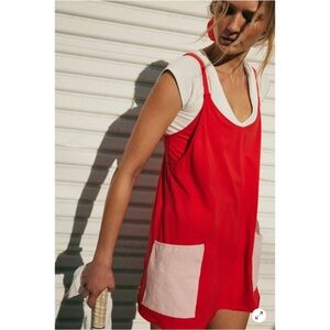 FP Movement Hot Shot Mini Colorblock Romper Size Small